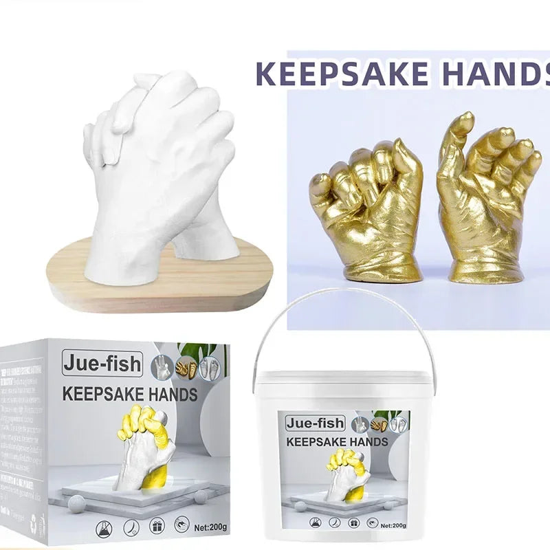 3D Hand & Foot Print Mold Powder DIY Replica Kit