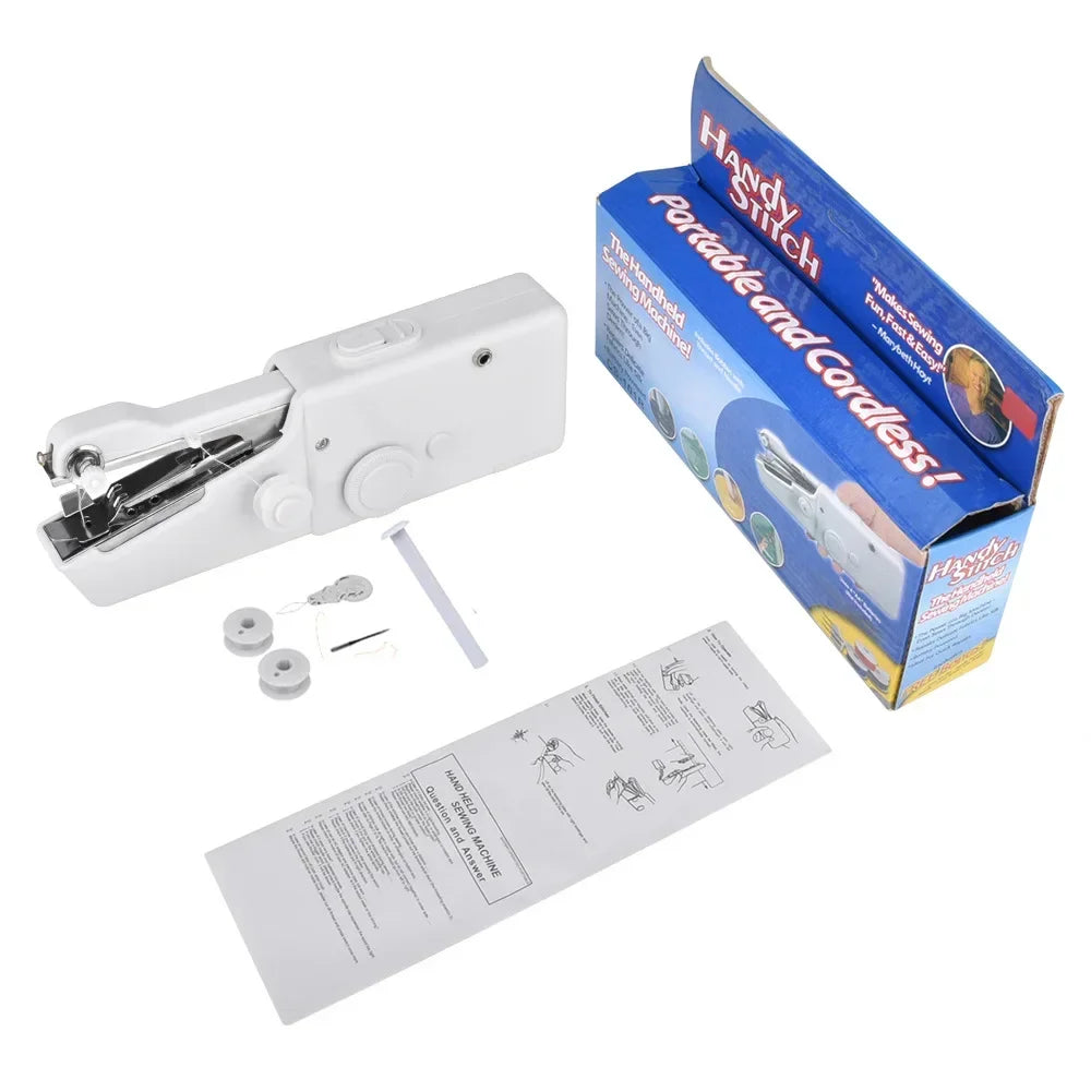 Portable Mini Handheld Sewing Machine - Cordless & Electric